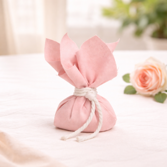 Μπομπονιέρα Υφασμάτινη Petal Pink 370002